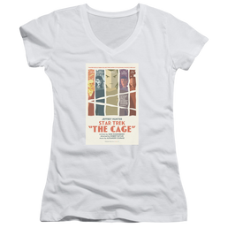 Star Trek Tos Episode 80 Juniors V-Neck T-Shirt Juniors V-Neck T-Shirt Star Trek   