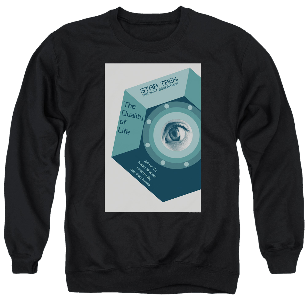 Star Trek The Next Generation Tng S6 Ep9 - Men's Crewneck Sweatshirt Men's Crewneck Sweatshirt Star Trek   