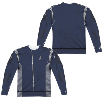 Star Trek Discovery Science Uniform men's all-over print long sleeve