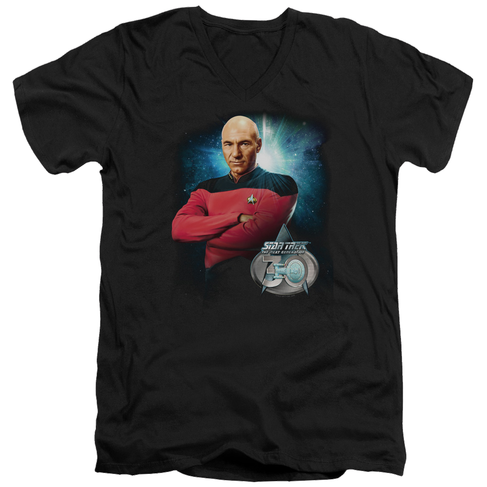 Star Trek Picard 30 Men's V-Neck T-Shirt Men's V-Neck T-Shirt Star Trek   