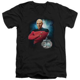 Star Trek Picard 30 Men's V-Neck T-Shirt Men's V-Neck T-Shirt Star Trek   