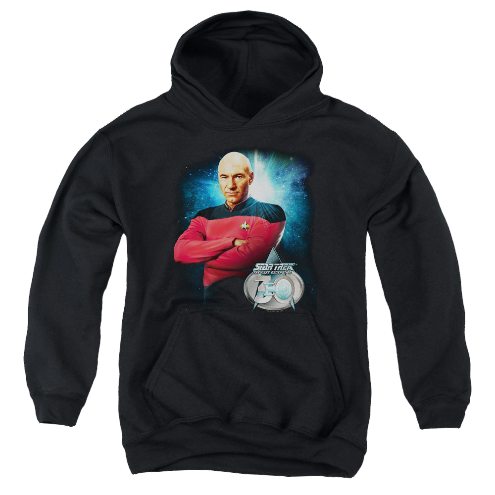 Star Trek The Next Generation Picard 30 - Youth Hoodie Youth Hoodie (Ages 8-12) Star Trek   