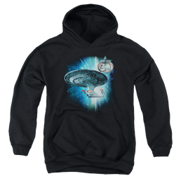 Star Trek The Next Generation Ship 30 - Youth Hoodie Youth Hoodie (Ages 8-12) Star Trek   