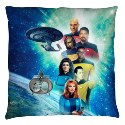 Star Trek The Next Generation 30 Crew - Throw Pillows Throw Pillows Star Trek   