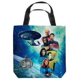 Star Trek The Next Generation 30 Crew - Tote Bag Tote Bags Star Trek   