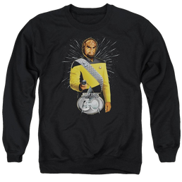Star Trek Worf 30 Men's Crewneck Sweatshirt Men's Crewneck Sweatshirt Star Trek   