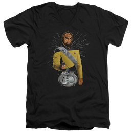 Star Trek Worf 30 Men's V-Neck T-Shirt Men's V-Neck T-Shirt Star Trek   