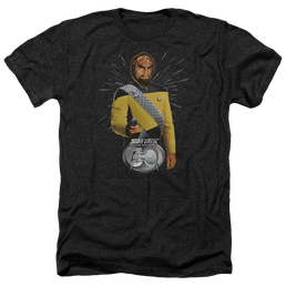 Star Trek Worf 30 Men's Heather T-Shirt Men's Heather T-Shirt Star Trek   