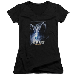 Star Trek Discovery Discovery Begins - Juniors V-Neck T-Shirt Juniors V-Neck T-Shirt Star Trek   