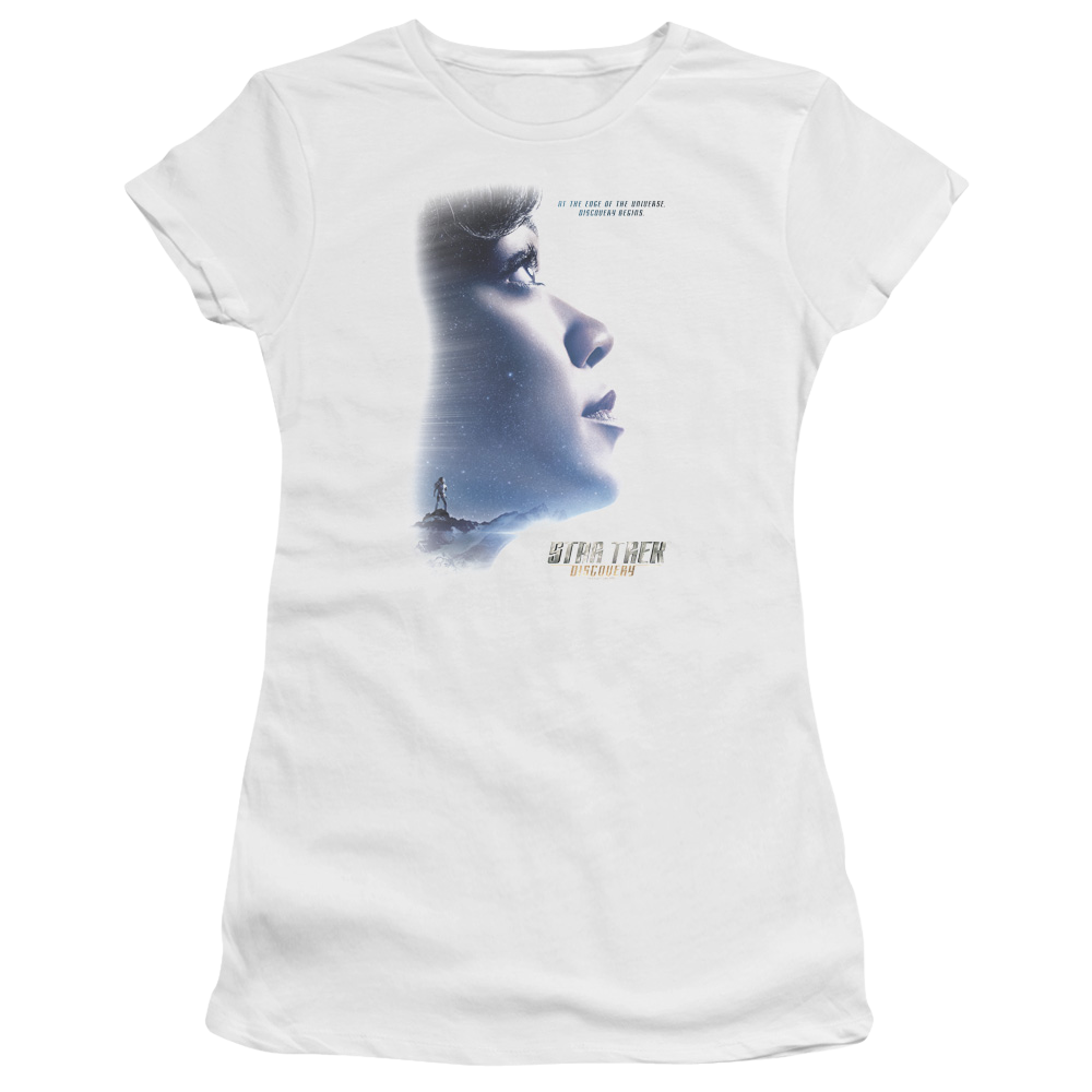 Star Trek Discovery Discovery Begins - Juniors T-Shirt Juniors T-Shirt Star Trek   