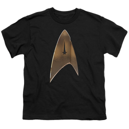 Star Trek Discovery Command Shield - Youth T-Shirt Youth T-Shirt (Ages 8-12) Star Trek   