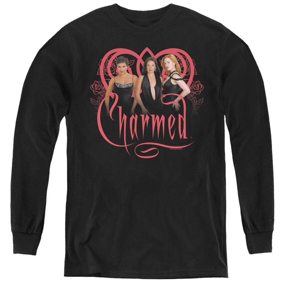 Charmed Charmed Girls - Youth Long Sleeve T-Shirt Youth Long Sleeve T-Shirt Charmed   