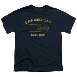 Star Trek Discovery Discovery Athletic - Youth T-Shirt Youth T-Shirt (Ages 8-12) Star Trek   