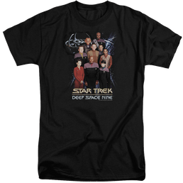 Star Trek Deep Space Nine Ds9 Crew - Men's Tall Fit T-Shirt Men's Tall Fit T-Shirt Star Trek   