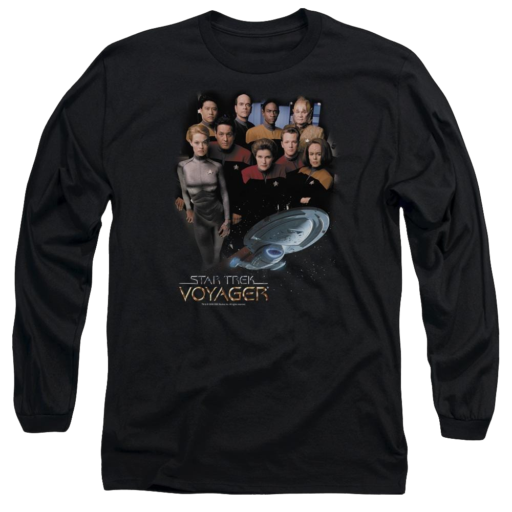 Star Trek Voyager Crew Men's Long Sleeve T-Shirt Men's Long Sleeve T-Shirt Star Trek   