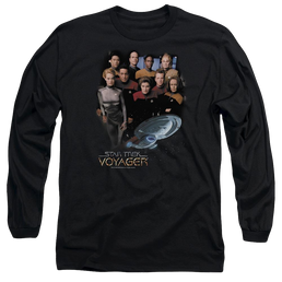 Star Trek Voyager Crew Men's Long Sleeve T-Shirt Men's Long Sleeve T-Shirt Star Trek   