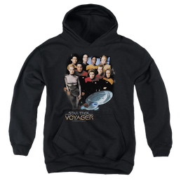 Star Trek Voyager Voyager Crew - Youth Hoodie Youth Hoodie (Ages 8-12) Star Trek   