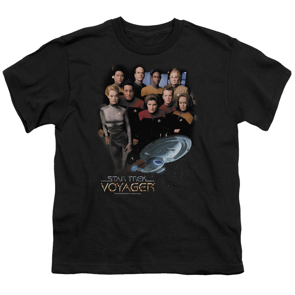 Star Trek Voyager Voyager Crew - Youth T-Shirt Youth T-Shirt (Ages 8-12) Star Trek   