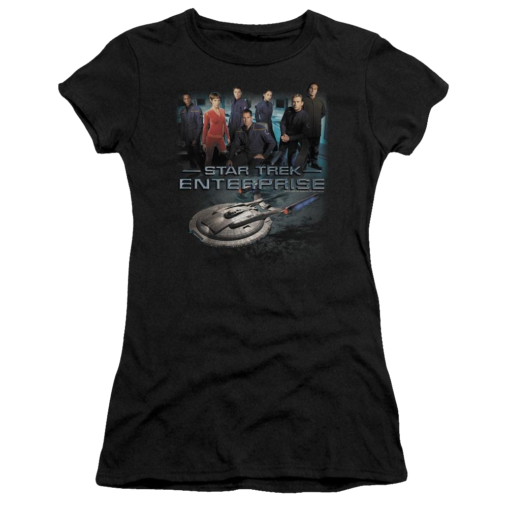 Star Trek Enterprise Crew Juniors T-Shirt Juniors T-Shirt Star Trek   