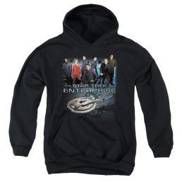 Star Trek Enterprise Enterprise Crew - Youth Hoodie Youth Hoodie (Ages 8-12) Star Trek   