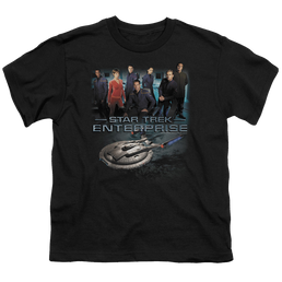 Star Trek Enterprise Enterprise Crew - Youth T-Shirt Youth T-Shirt (Ages 8-12) Star Trek   