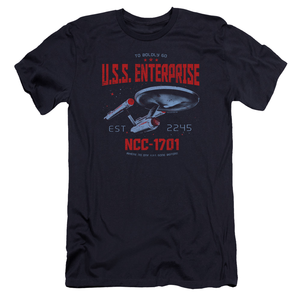 Star Trek Stardate 2245 Men's Premium Slim Fit T-Shirt Men's Premium Slim Fit T-Shirt Star Trek   