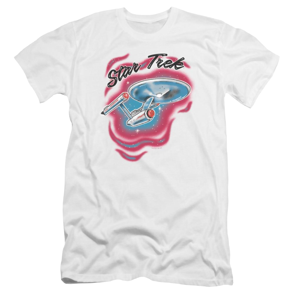Star Trek Trek Airbrush Men's Premium Slim Fit T-Shirt Men's Premium Slim Fit T-Shirt Star Trek   