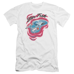 Star Trek Trek Airbrush Men's Premium Slim Fit T-Shirt Men's Premium Slim Fit T-Shirt Star Trek   
