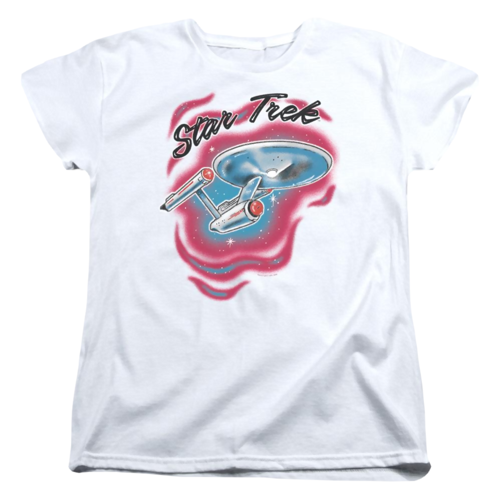 Star Trek Trek Airbrush Women's T-Shirt Women's T-Shirt Star Trek   