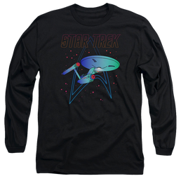 Star Trek Neon Trek Men's Long Sleeve T-Shirt Men's Long Sleeve T-Shirt Star Trek   