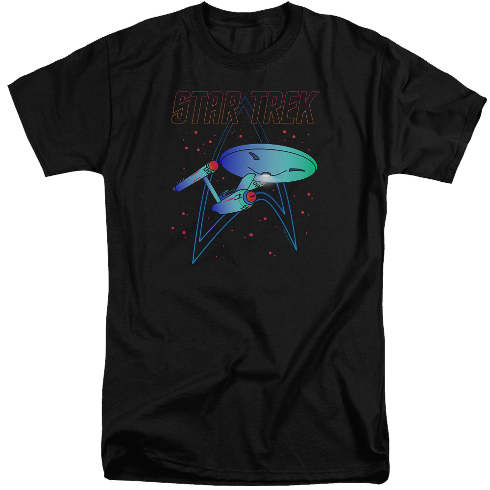Star Trek Neon Trek Men's Tall Fit T-Shirt Men's Tall Fit T-Shirt Star Trek   