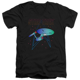Star Trek Neon Trek Men's V-Neck T-Shirt Men's V-Neck T-Shirt Star Trek   