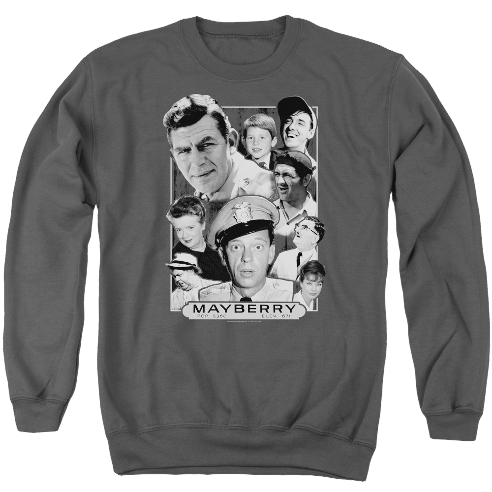 Andy Griffith Mayberry - Men's Crewneck Sweatshirt Men's Crewneck Sweatshirt Andy Griffith Show   