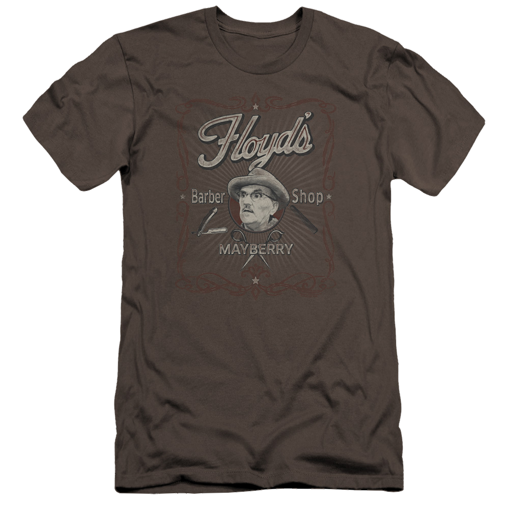 Andy Griffith Mayberry Floyds - Men's Premium Slim Fit T-Shirt Men's Premium Slim Fit T-Shirt Andy Griffith Show   