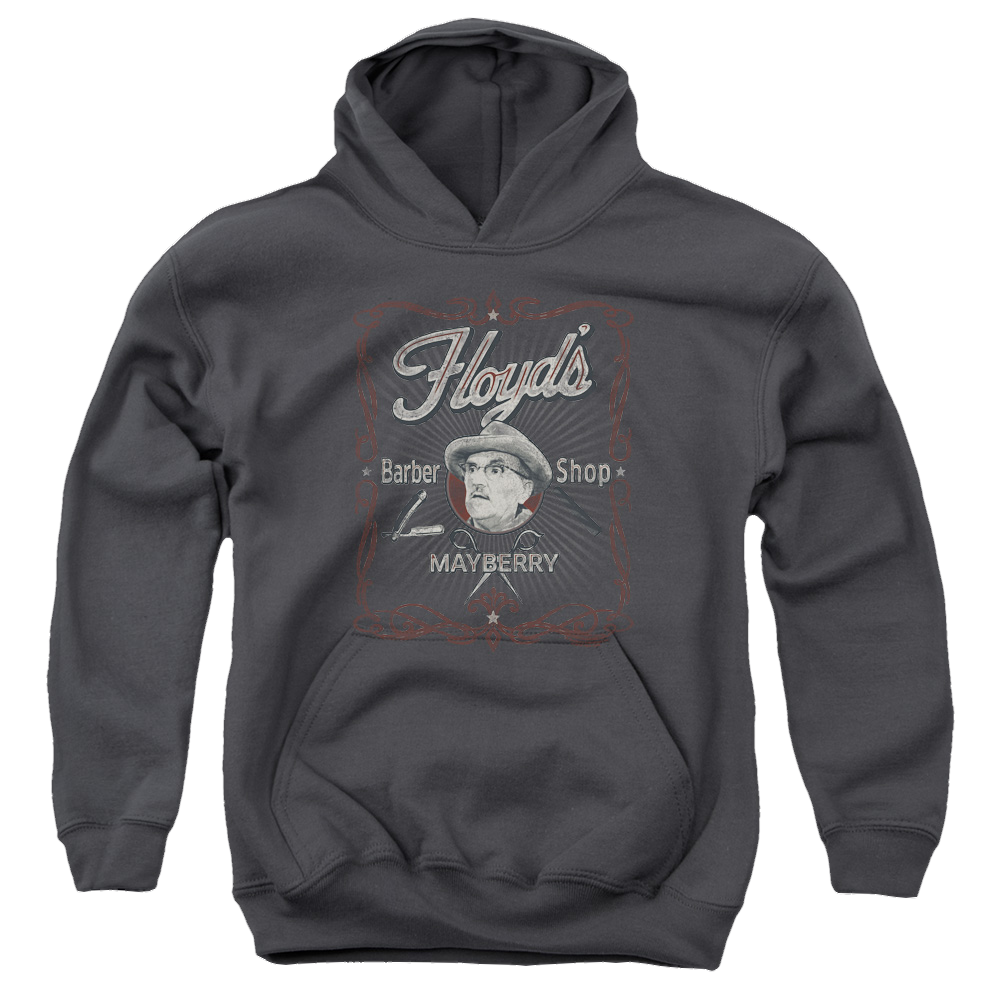 Andy Griffith Mayberry Floyds - Youth Hoodie (Ages 8-12) Youth Hoodie (Ages 8-12) Andy Griffith Show   