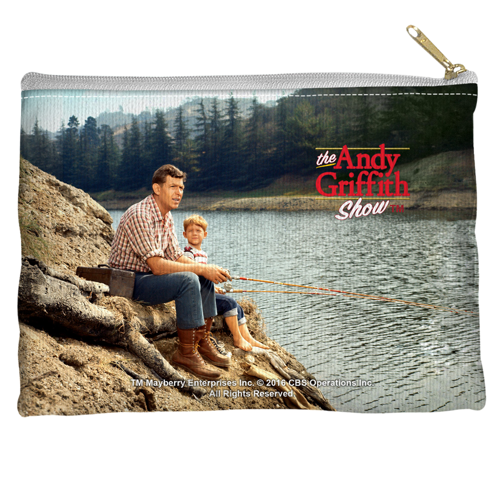 Andy Griffith Show, The Fishing Hole - Straight Bottom Accessory Pouch Straight Bottom Accessory Pouches Andy Griffith Show   
