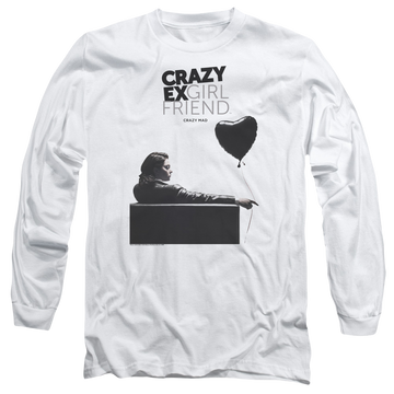 White men's long sleeve t-shirt with Crazy Ex-Girlfriend Crazy Ex Girlfriend graphic