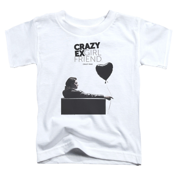 White toddler t-shirt with Crazy Ex-Girlfriend Crazy Ex Girlfriend graphic