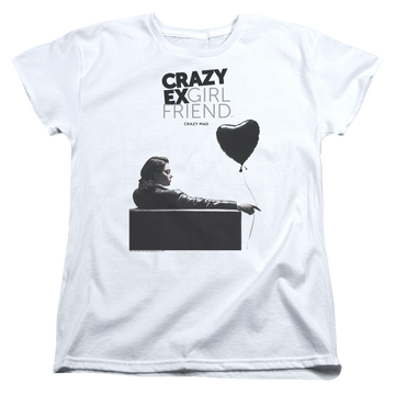 White women's t-shirt with Crazy Ex-Girlfriend Crazy Ex Girlfriend graphic