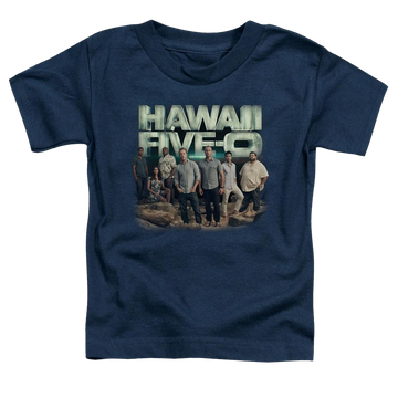 Navy toddler t-shirt with Hawaii Five-O Hawaii 5 0 graphic