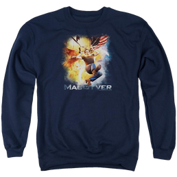 Macgyver Macgyver - Men's Crewneck Sweatshirt Men's Crewneck Sweatshirt MacGyver   