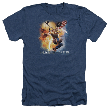 MacGyver Macgyver - Men's Heather T-Shirt Men's Heather T-Shirt MacGyver   