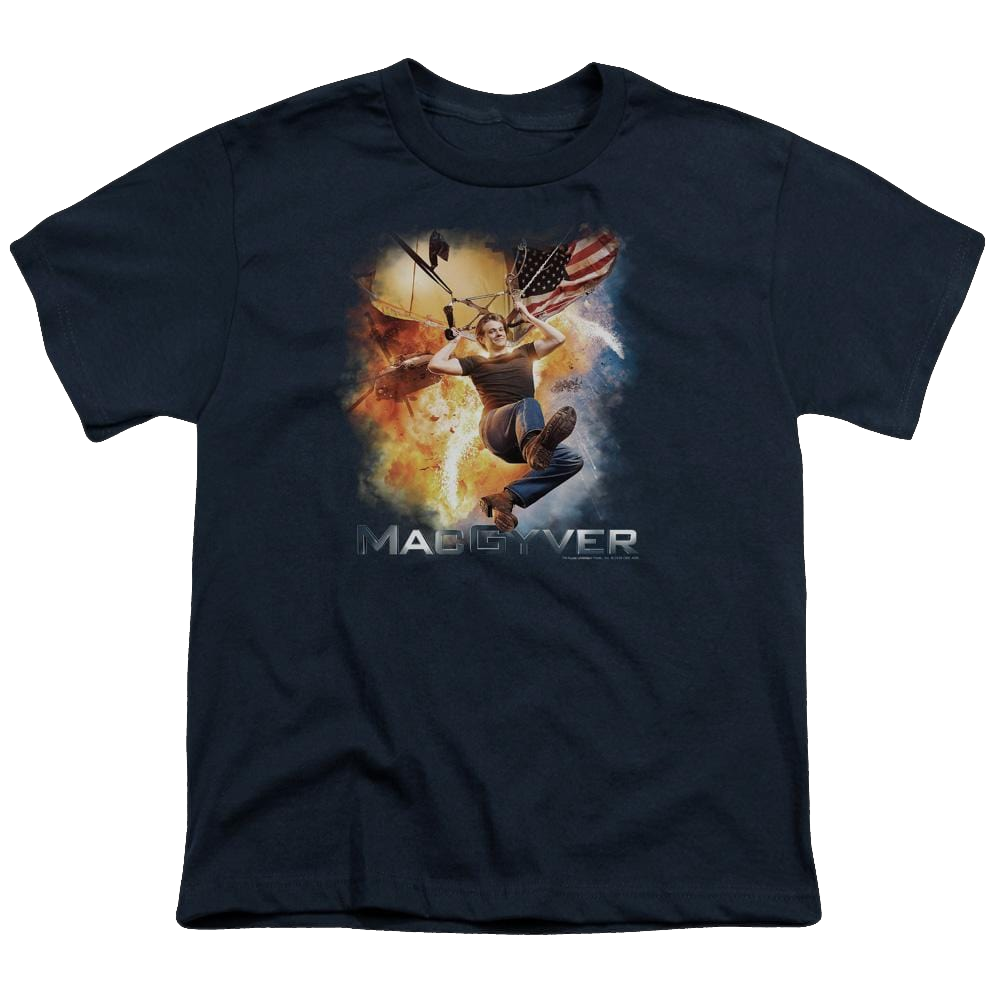 Macgyver Macgyver - Youth T-Shirt Youth T-Shirt (Ages 8-12) MacGyver   