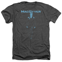 MacGyver Macgyver - Men's Heather T-Shirt Men's Heather T-Shirt MacGyver   