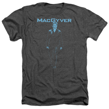 MacGyver Macgyver - Men's Heather T-Shirt Men's Heather T-Shirt MacGyver   