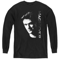 Macgyver Macgyver - Youth Long Sleeve T-Shirt Youth Long Sleeve T-Shirt MacGyver   
