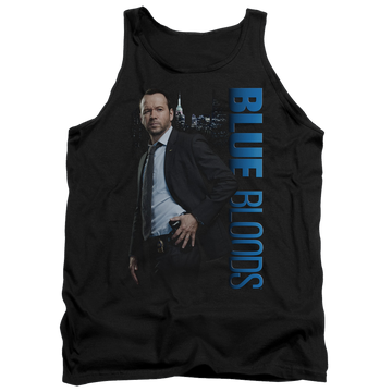 Black men's tank with Blue Bloods graphic