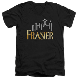 Frasier Frasier Logo - Men's V-Neck T-Shirt Men's V-Neck T-Shirt Frasier   
