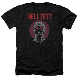 Hell Fest Logo - Men's Heather T-Shirt Men's Heather T-Shirt Hell Fest   