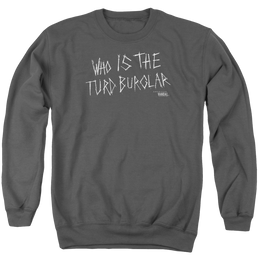 American Vandal Turd Burglar - Men's Crewneck Sweatshirt Men's Crewneck Sweatshirt American Vandal   
